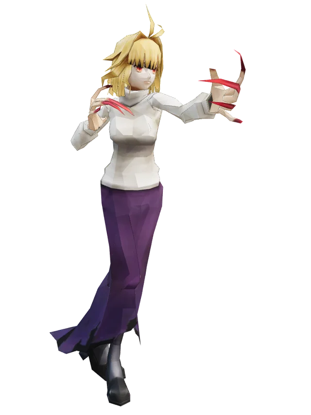 Arcueid Brunestud over Mina