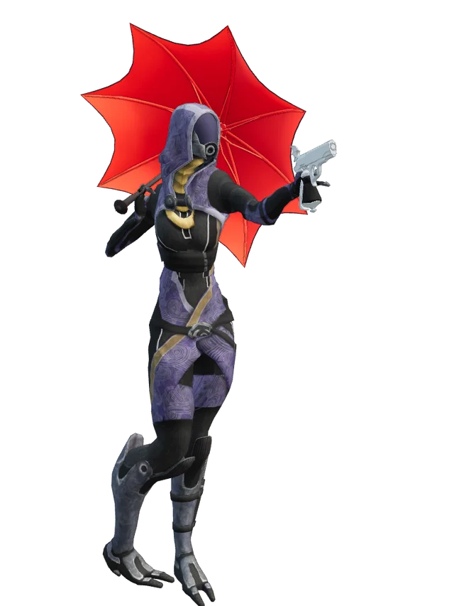 Tali'Zorah over Mina