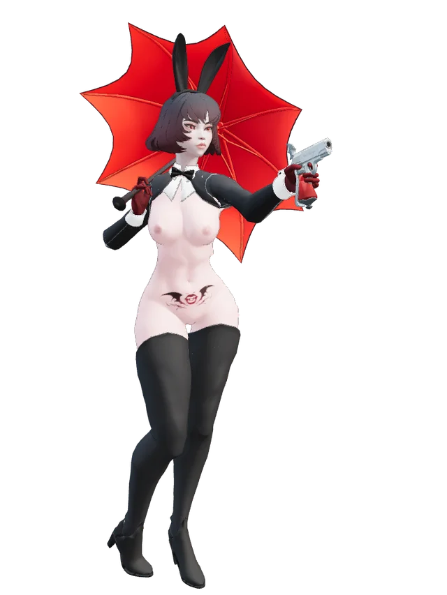 Reverse Bunnysuit Mina