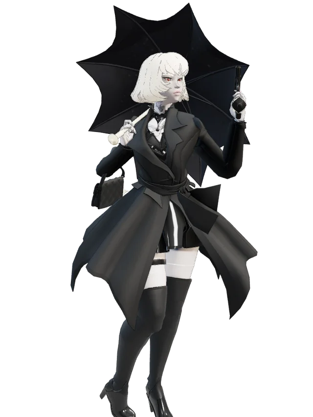 New Version/Blonde Mina in a black outfit