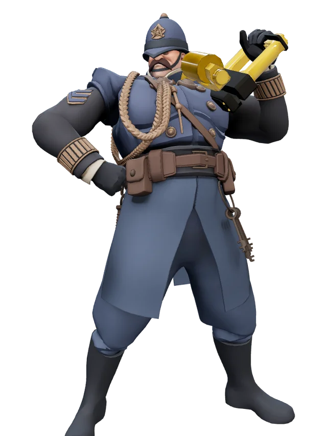 Australium "Freedom's Cost" (Gold Warden Gun)