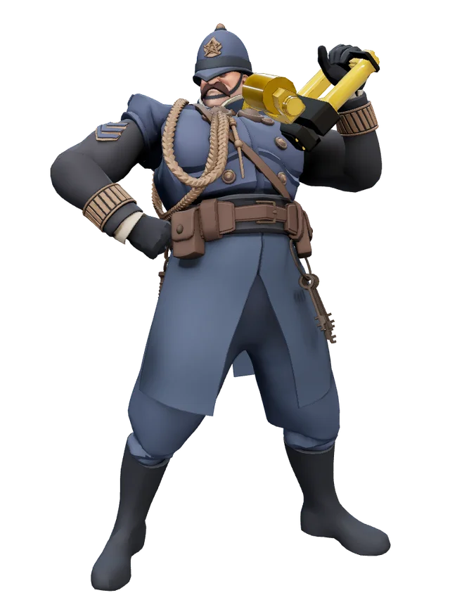 Australium "Freedom's Cost" (Gold Warden Gun)