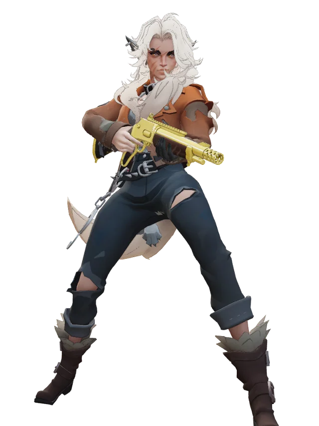 Australium "Hair of the Dog" (Gold Silver Gun)