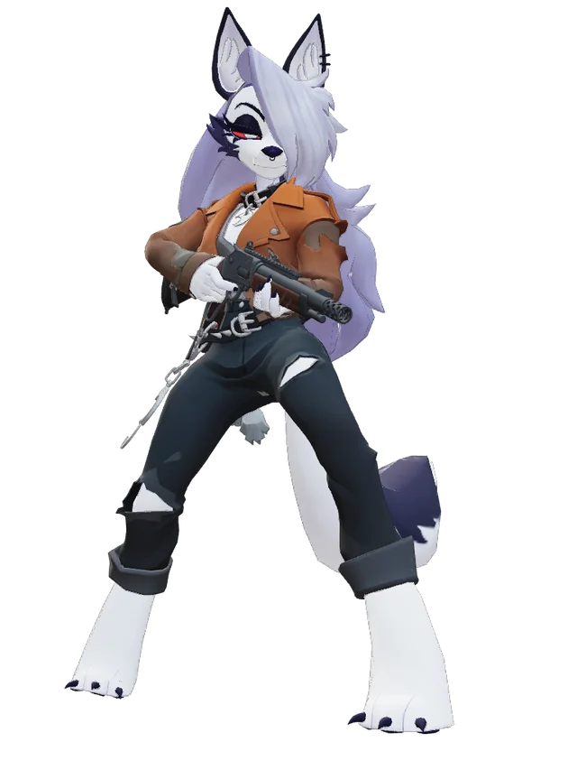 Silver But They're Loona From Helluva Boss