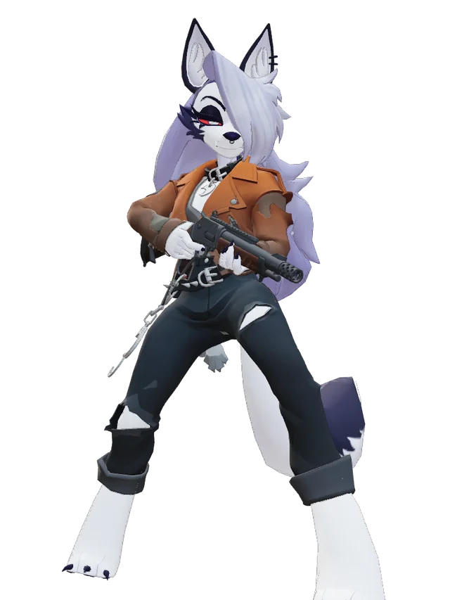 Silver But They're Loona From Helluva Boss