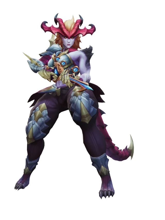 Shyvana over Silver