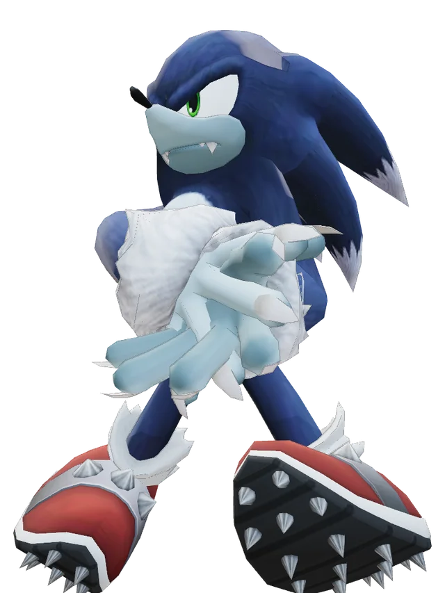 Sonic Recolored Silver + Werehog Transformation