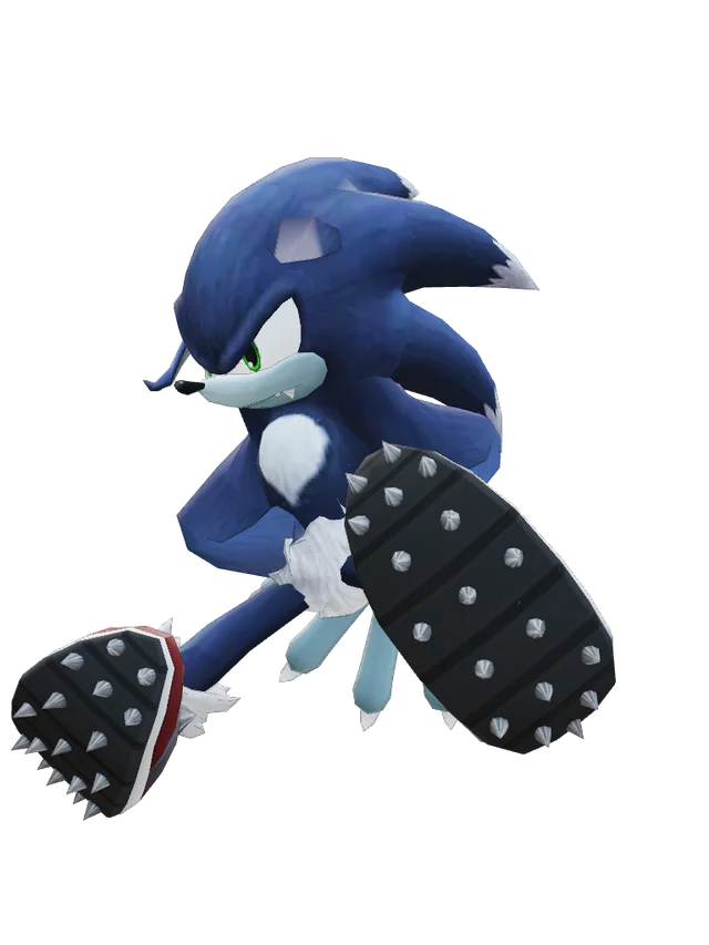 Sonic Recolored Silver + Werehog Transformation