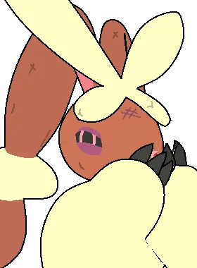 Holliday critical pose from Mega Lopunny Holliday