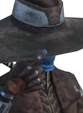 Holliday critical pose from Cad Bane Over Holiday (Star Wars)