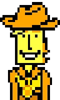Holliday top bar portrait from Yellow from Deltarune Holliday