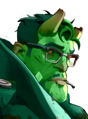 Abrams critical pose from Green Abrams