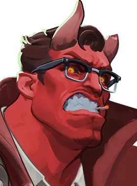 Abrams gloat pose from Red Abrams (3/7/26)