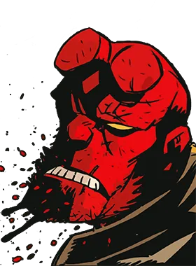 Abrams critical pose from HELLBOY > ABRAMS