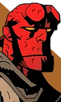 Abrams top bar portrait from HELLBOY > ABRAMS
