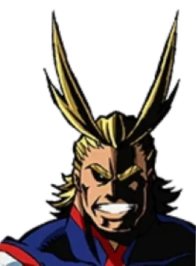 Abrams critical pose from All Might - Abrams