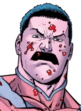 Abrams gloat pose from Thragg Abrams