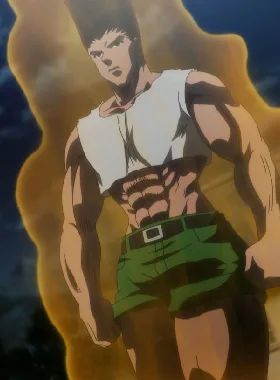 Abrams gloat pose from Gon as Abrams