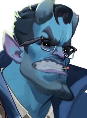 Abrams gloat pose from Evil Abrams Gloat