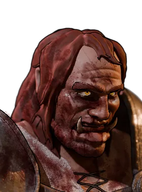 Abrams critical pose from (OC) Caedric Grimheart over Abrams
