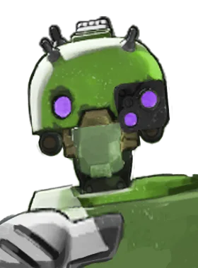 Bebop hero card from Green Bebop