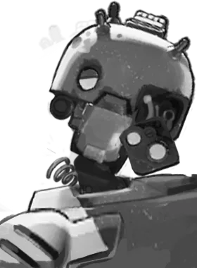 Bebop critical pose from Grayscale Bebop