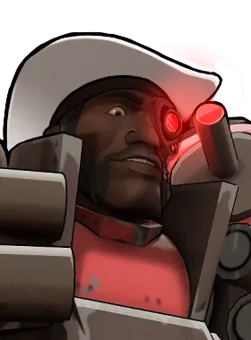 Bebop gloat pose from Bebop Demoman TF2