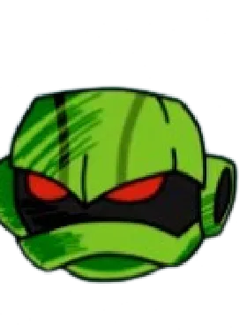 Bebop hero card from vectorman bebop