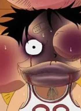 Bebop critical pose from Luffy as Bebop