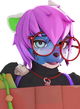 Paige critical pose from Icarus Paige Skin - Furry (V2.0)