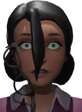 Paige critical pose from Miss Pauling as Paige