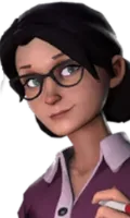 Paige top bar portrait from Miss Pauling as Paige