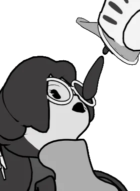 Paige gloat pose from Toon Paige