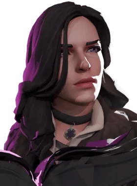 Paige hero card from Yennefer of vengerberg from the witcher as Paige