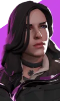 Paige top bar portrait from Yennefer of vengerberg from the witcher as Paige