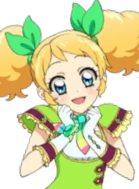 Paige gloat pose from Saegusa Ki Aikatsu