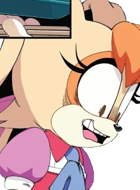 Paige critical pose from Vanilla the Rabbit as Paige