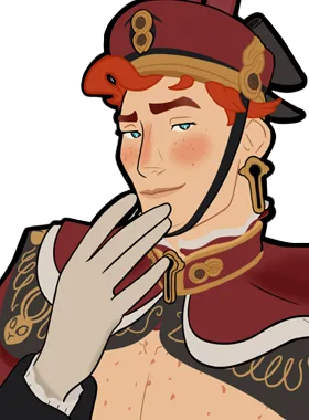 The Doorman gloat pose from BunnyMaid Doorman