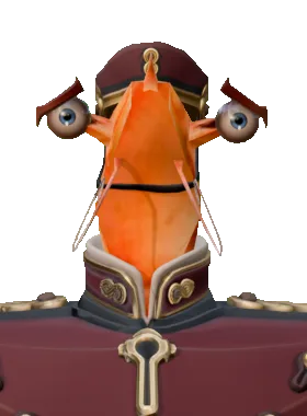 The Doorman critical pose from Big Krillin: Shrimpman