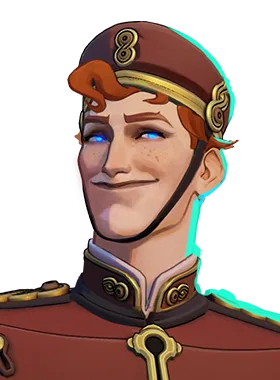 The Doorman gloat pose from Pretty (bell)boy - Doorman Makeup Mod