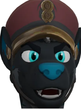 The Doorman critical pose from Hyena Doorman