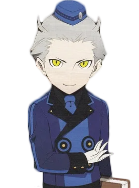 The Doorman gloat pose from Theodore as Doorman (Persona 3)