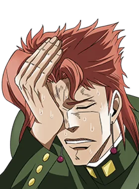 The Doorman critical pose from Noriaki Kakyoin as Doorman