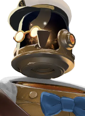 Dynamo gloat pose from Captain Dynamo: Maelstrom Mariner