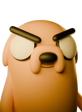 Rem gloat pose from Jake The Dog as Rem