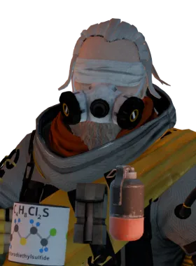 Victor gloat pose from Caustic