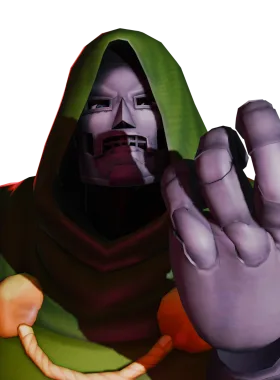 Seven critical pose from Doctor Doom (MVC3) - Seven