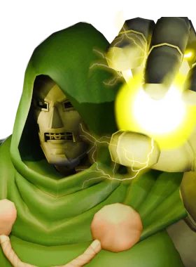 Seven gloat pose from Doctor Doom (MVC3) - Seven