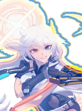 Haze gloat pose from Kiana Void Drifter over haze