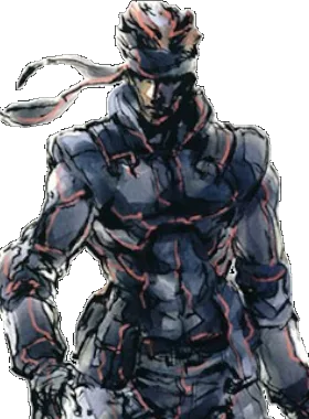 Haze critical pose from MGS1 Snake over haze